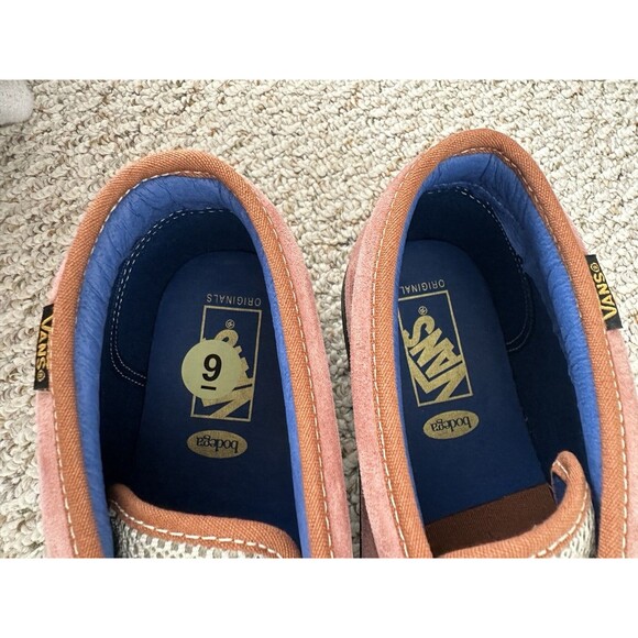 MENS NEW VANS VAULT BODEGA X OG CHUKKA LX MID MODERN RED SZ 9 RARE - Picture 3 of 6